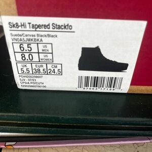 Vans platform high top new In box